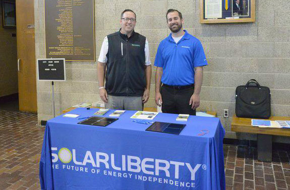 Solar Liberty booth